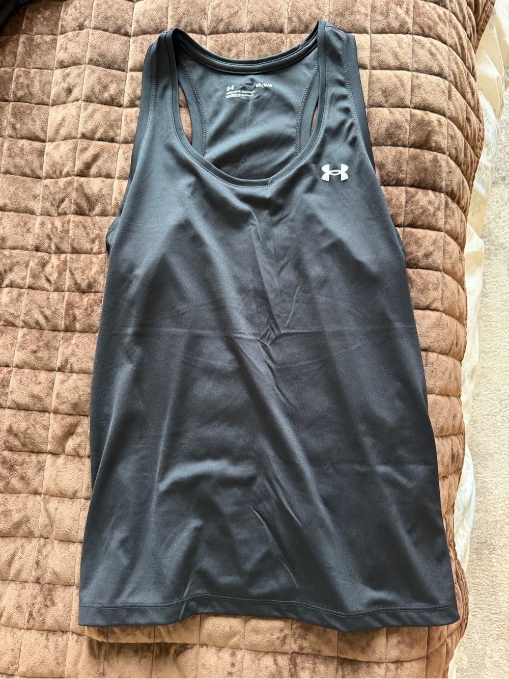Under Armour Black Racerback Athletic Tank Top